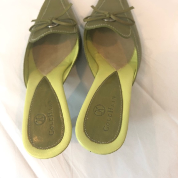 Cole Haan Point Toe Mule Heels - Picture 5 of 7